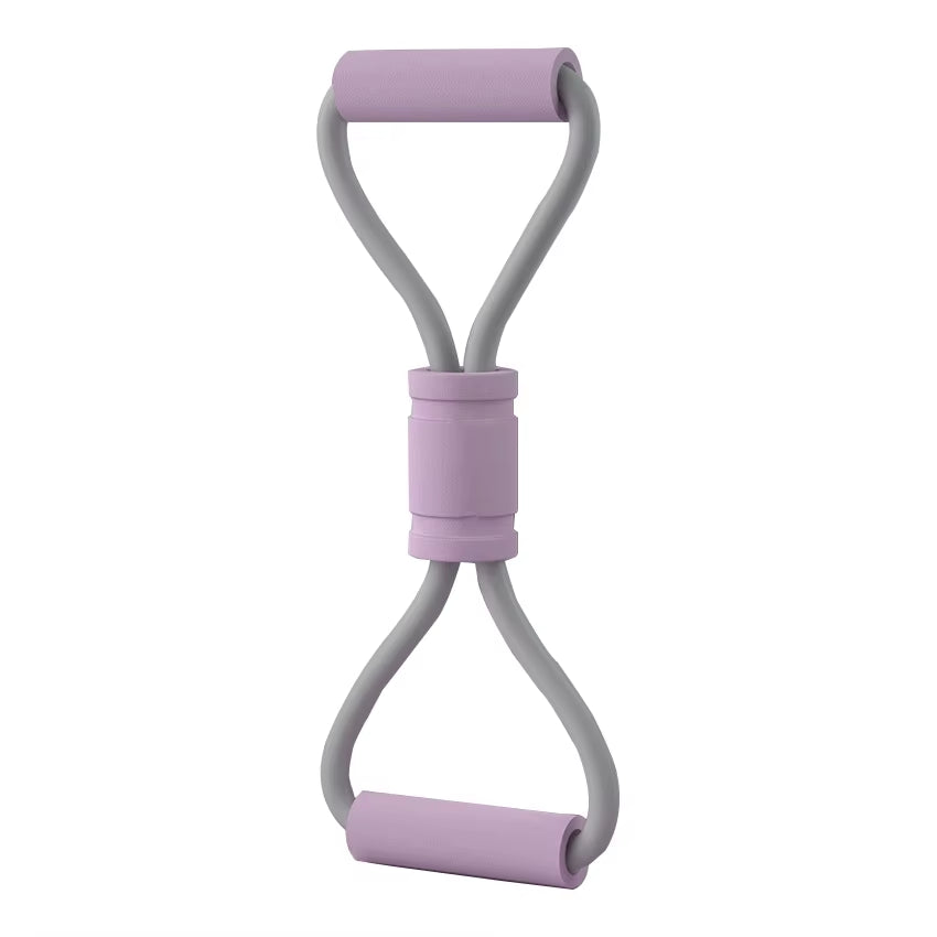 Figure 8 Resistance Bands, Multi-Function 8 Shaped Resistance Band, Resistance Band Elastic, for Home Gym, Training, Stretching.