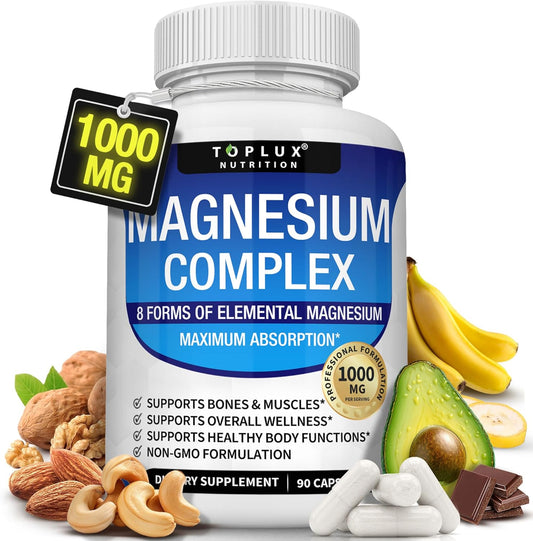 Advanced Magnesium Complex – 1000mg High-Absorption Formula
